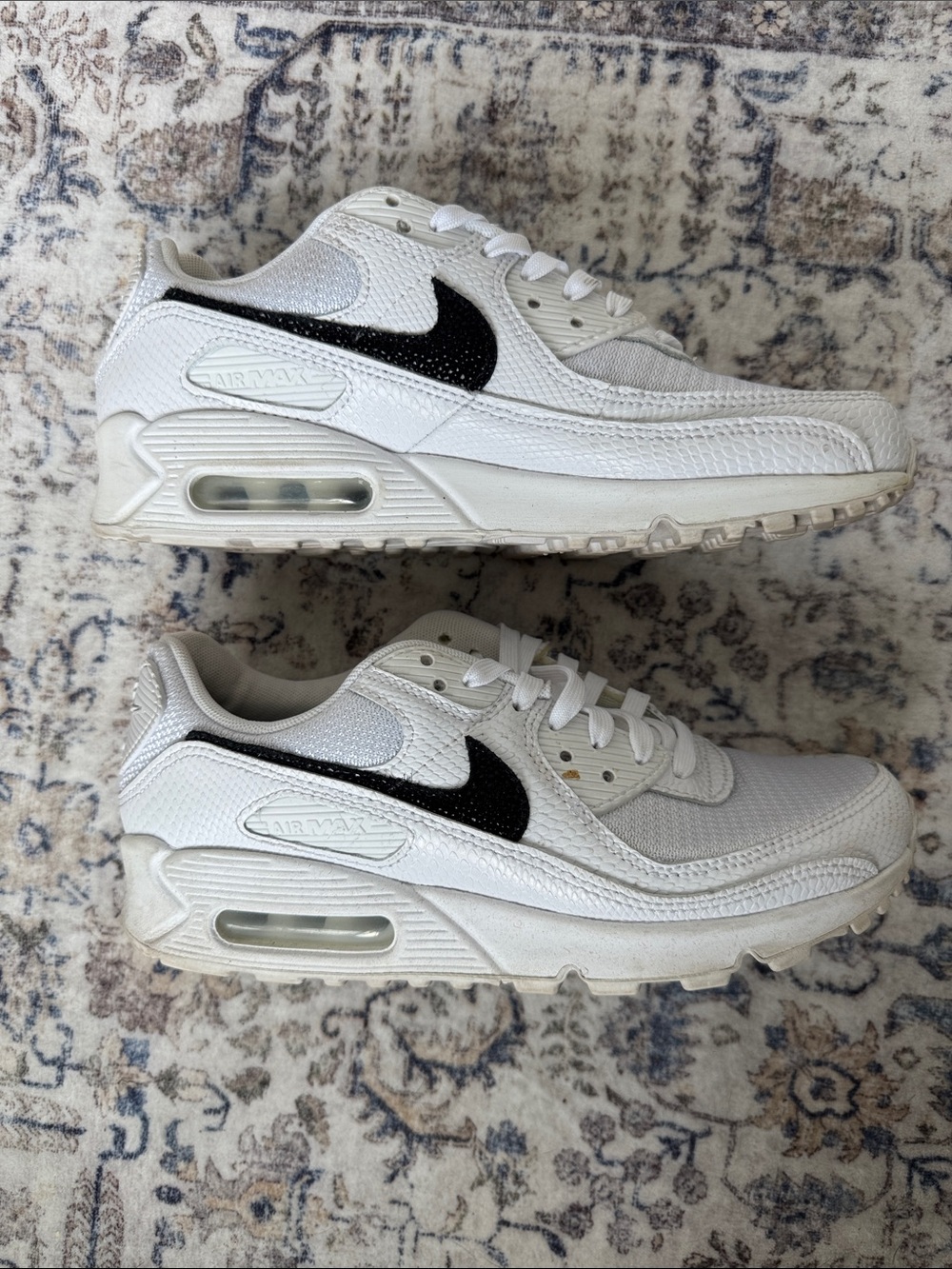 Women’s Nike Sneakers with Black Swoosh